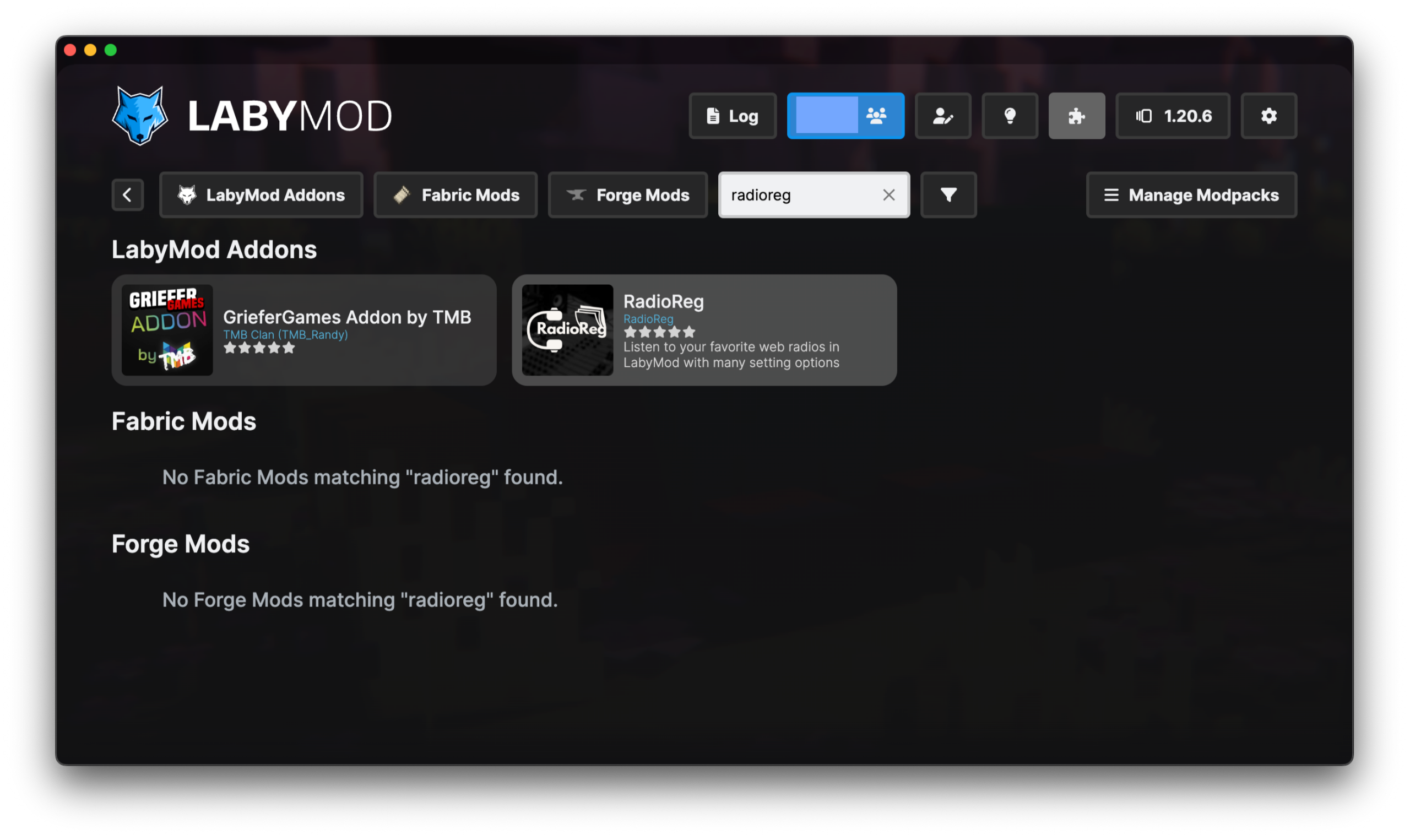 Minecraft screenshot showcasing WBOR being played using the RadioReg mod